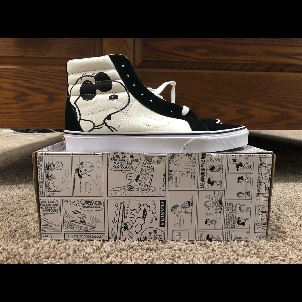 Vans Sk8-Hi Reissue X Peanuts Size 8.5 men